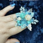 Брошь. ,, Капли росы,,.