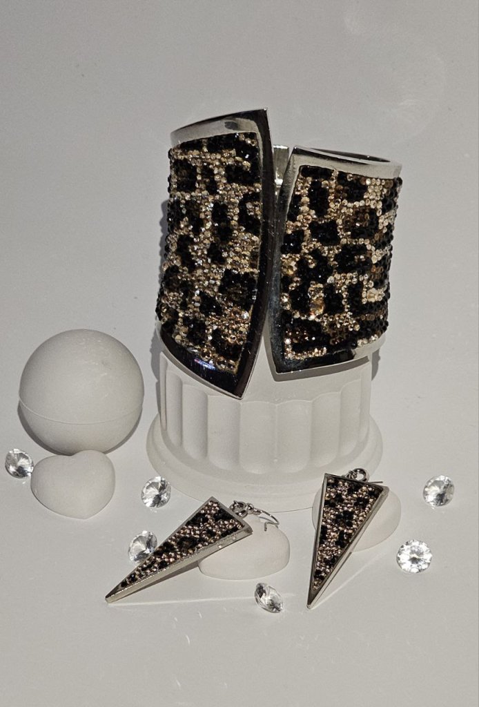 Браслет +серьги