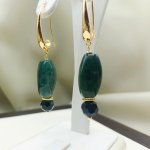 Колье и серьги с агатом