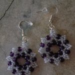 Женские серьги Октагон