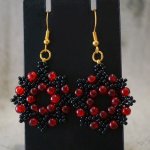 Женские серьги Октагон