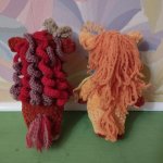 Вязаные игрушки. Лошадка.