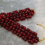 Женский браслет Маковое поле