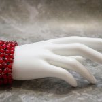 Женский браслет Маковое поле