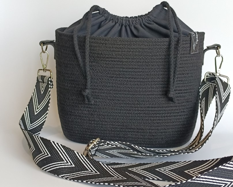 Сумка женская из хлопкового шнура