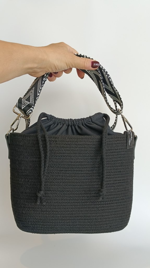 Сумка женская из хлопкового шнура
