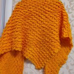 Шаль «Крокодилья чешуя»