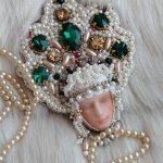 Брошь «Царевна Лебедь»