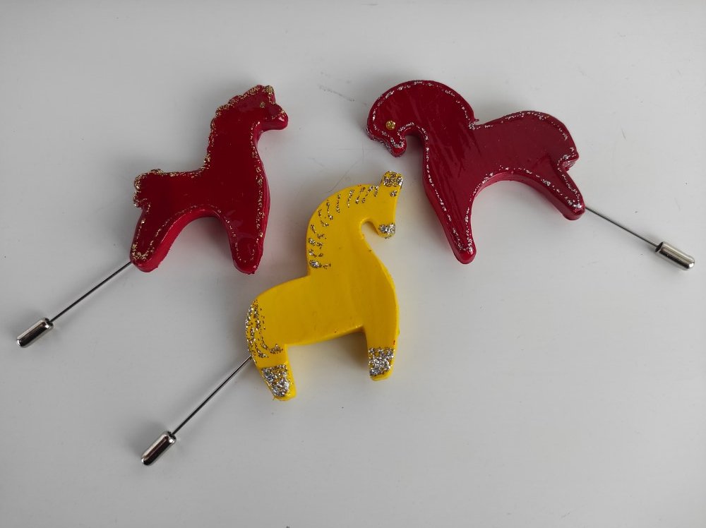 Брошки — «Лошадка — символ 2026 года»