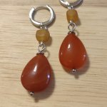 Серьги с агатами