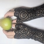 Митенки кружевные