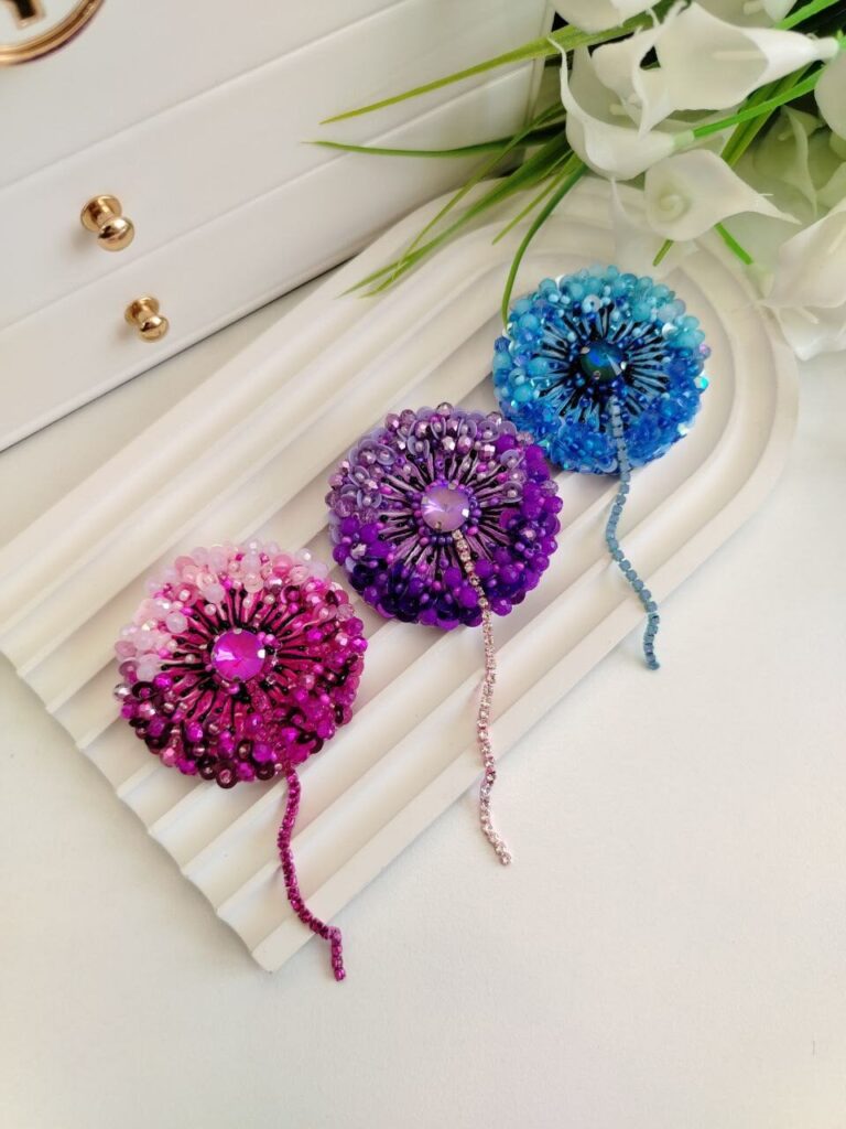 Брошь «Одуванчик»