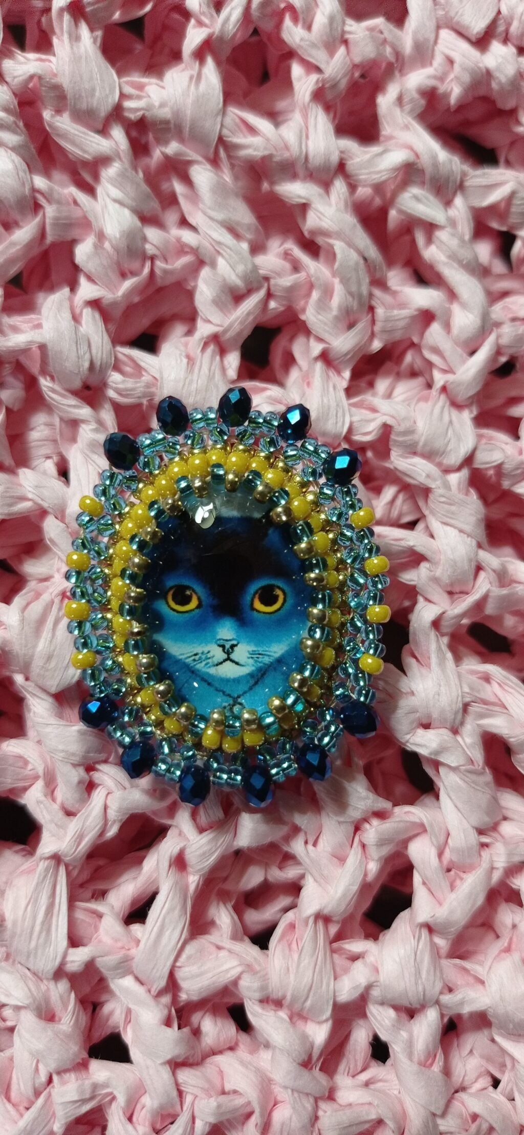 Брошь «Котик»