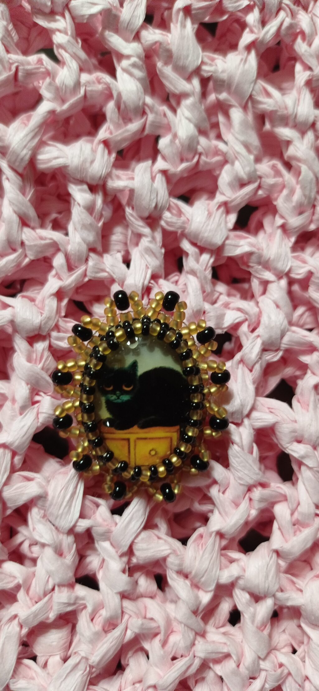 Брошь «Котик»