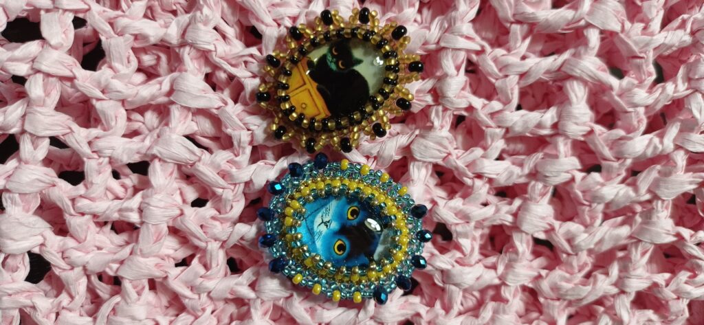 Брошь «Котик»