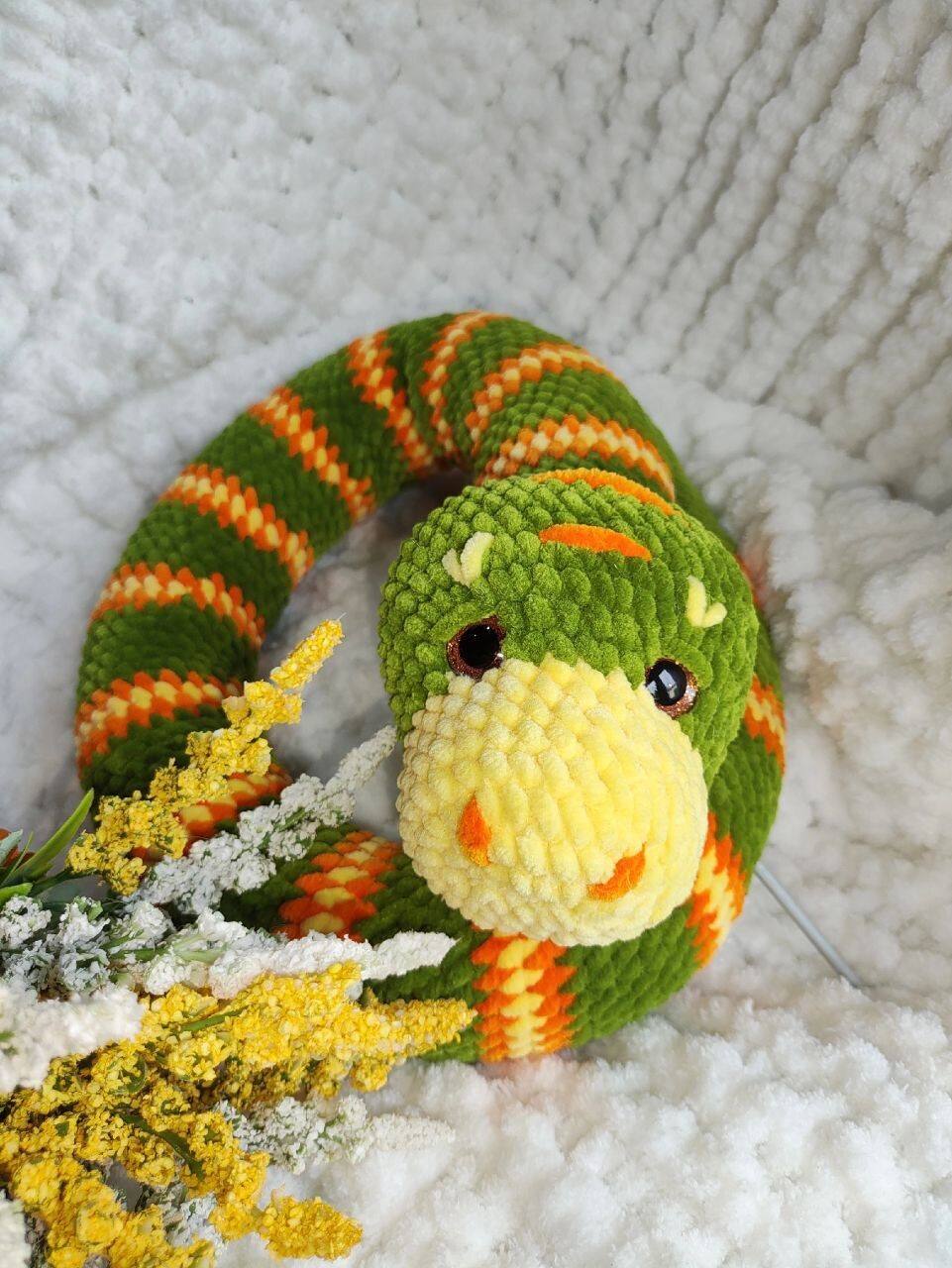 Питон вязаный