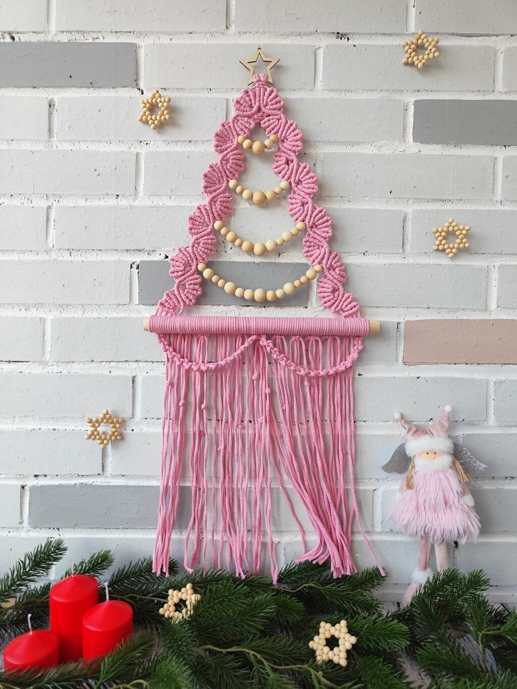Ёлочка макраме
