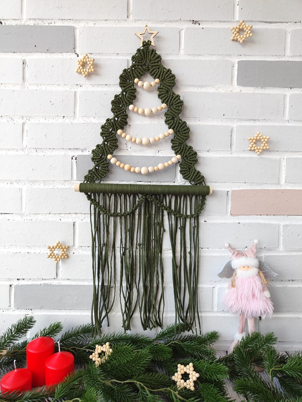 Ёлочка макраме