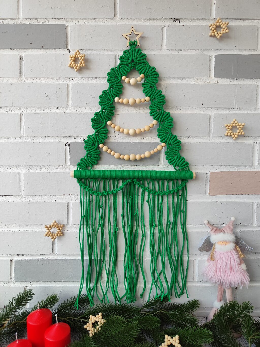 Ёлочка макраме