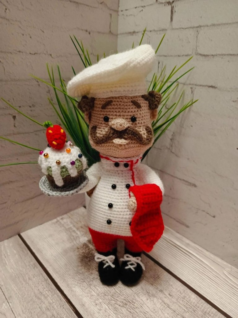 Вязаный повар Кулинар