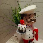 Вязаный повар Кулинар