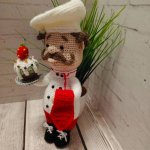 Вязаный повар Кулинар