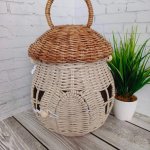 Плетенный домик Грибок