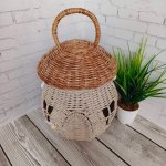 Плетенный домик Грибок