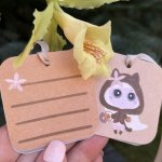 Открытка — бирка