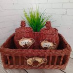 Плетенный набор для кухни