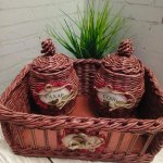 Плетенный набор для кухни