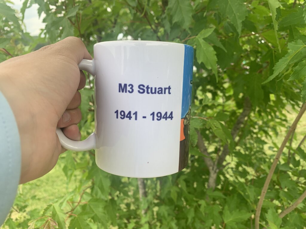 Кружка с танком M3 Stuart