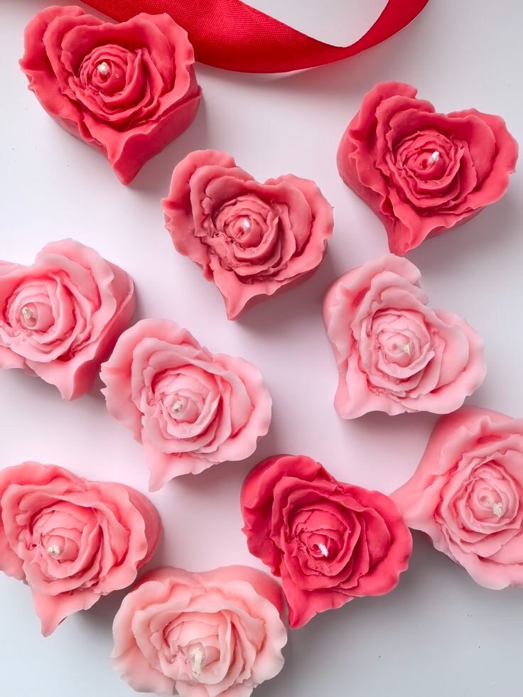 Свечи «Роза сердце