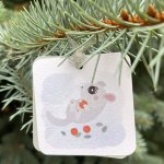 Открытка — бирка