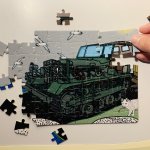 Пазлы с трактором Cletrac-M2