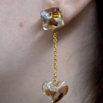 Серьги с цепочкой