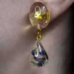 Серьги с цветами