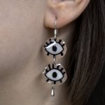 Серьги глаза