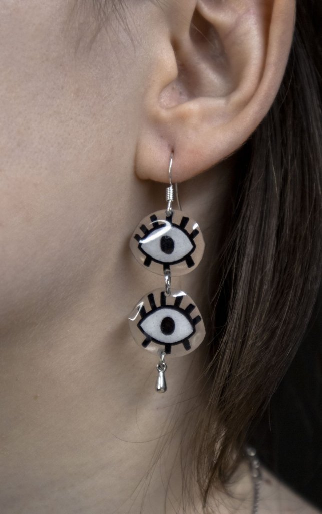 Серьги глаза