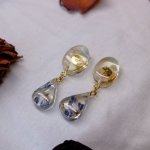 Серьги с цветами