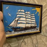 Картина в рамке «Барк Крузенштерн»