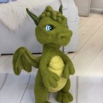 Дракон. Игрушка из шерсти