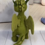 Дракон. Игрушка из шерсти
