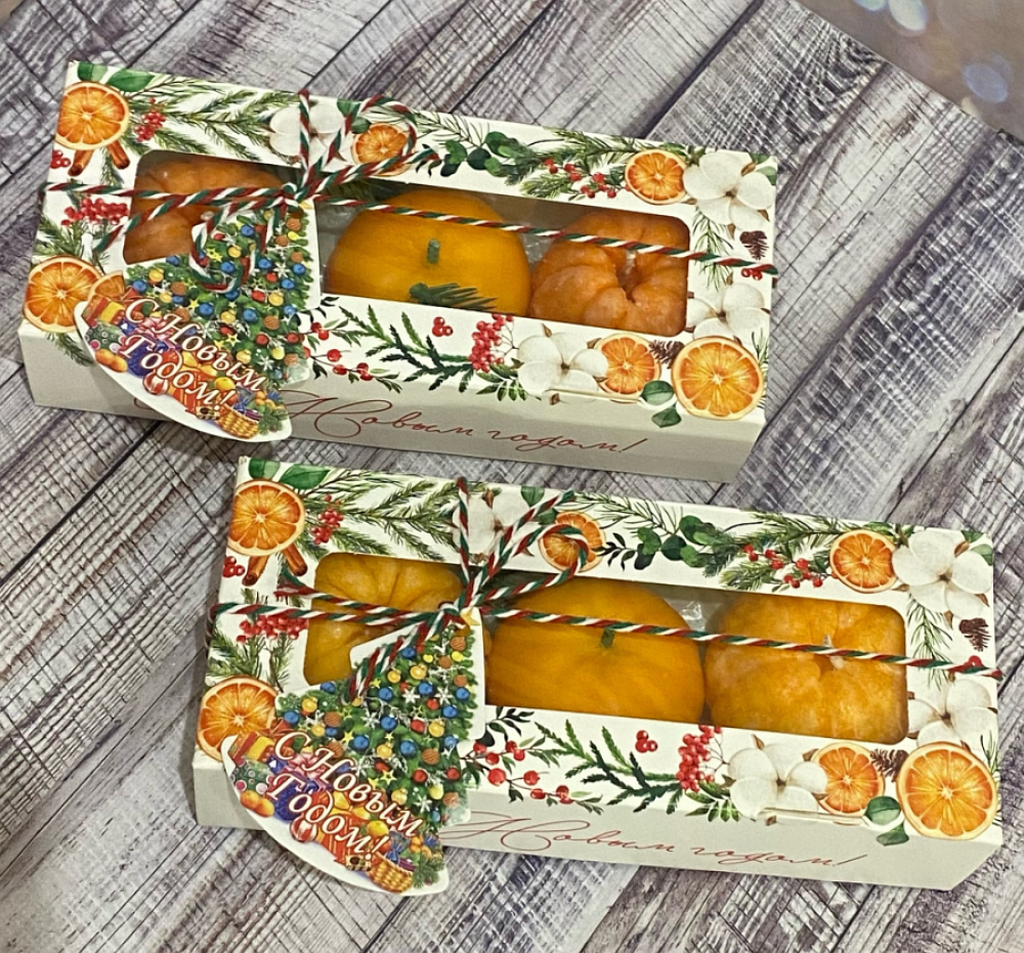 Свечи -мандаринки