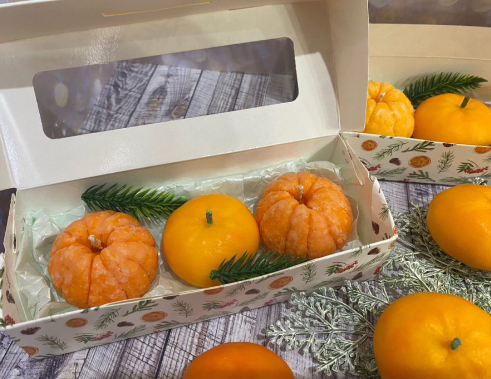 Свечи -мандаринки