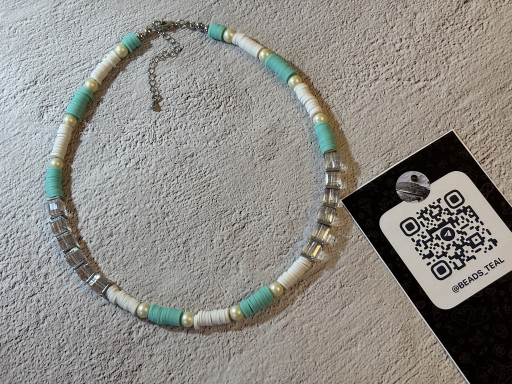 Чокер из каучука Тиффани