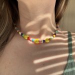 Чокер из микса цветных камней