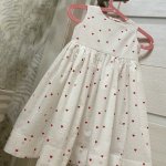 Платье детское «Сердечки»