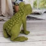 Лягушка. Игрушка из шерсти