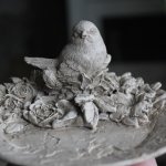 Тарелочка с птичками для мелочей.